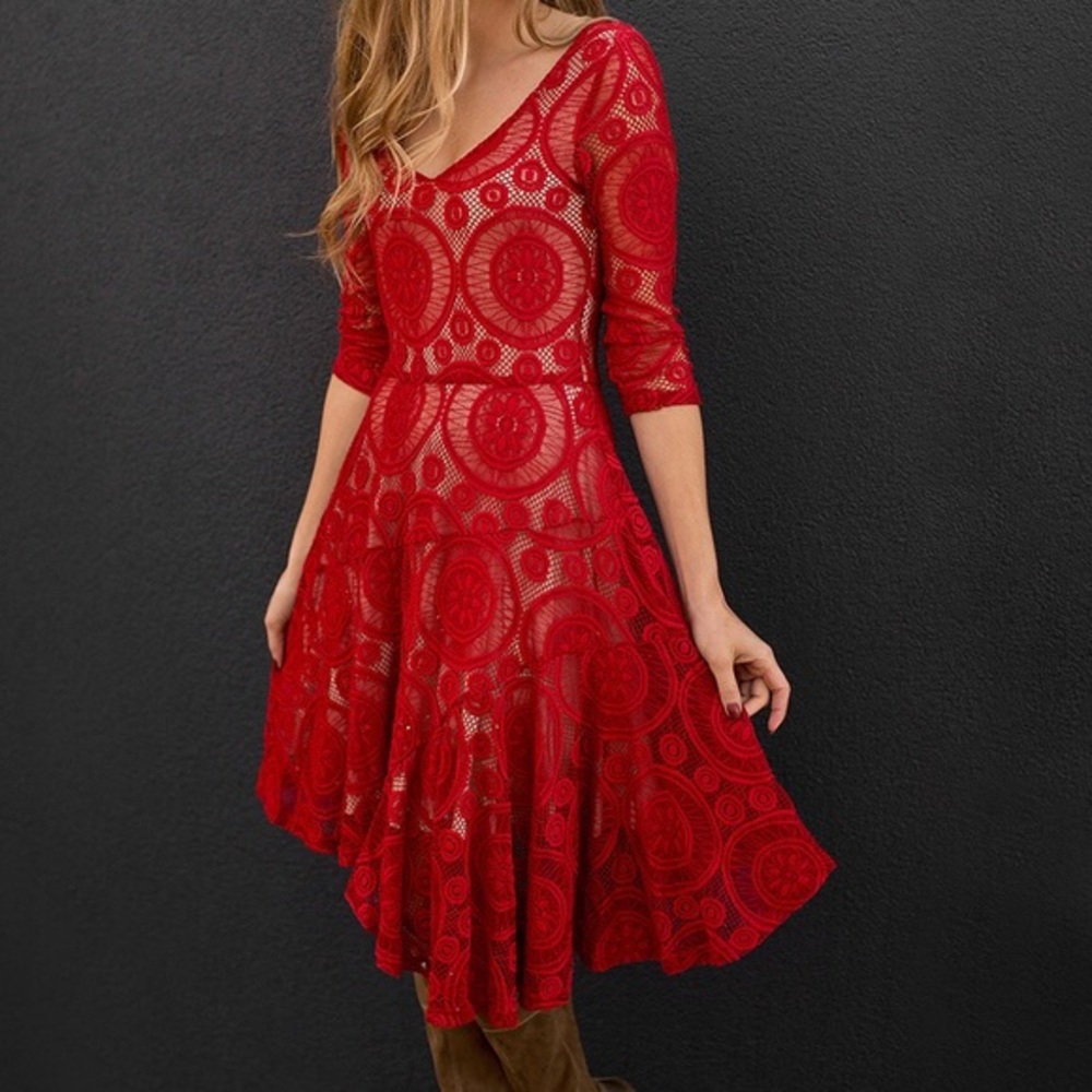 Joyfolie Emily dress in Red